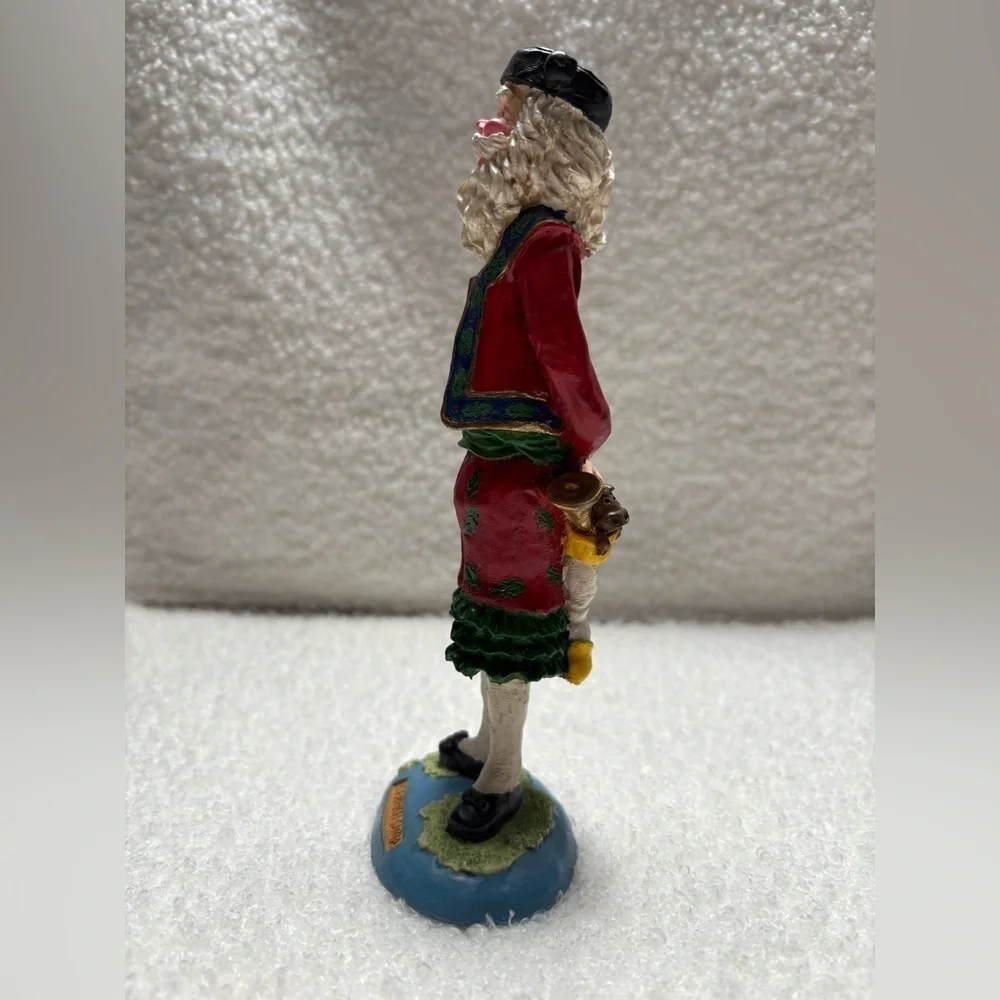 Vintage Pencil Style Resin Spanish Santa Figurine
